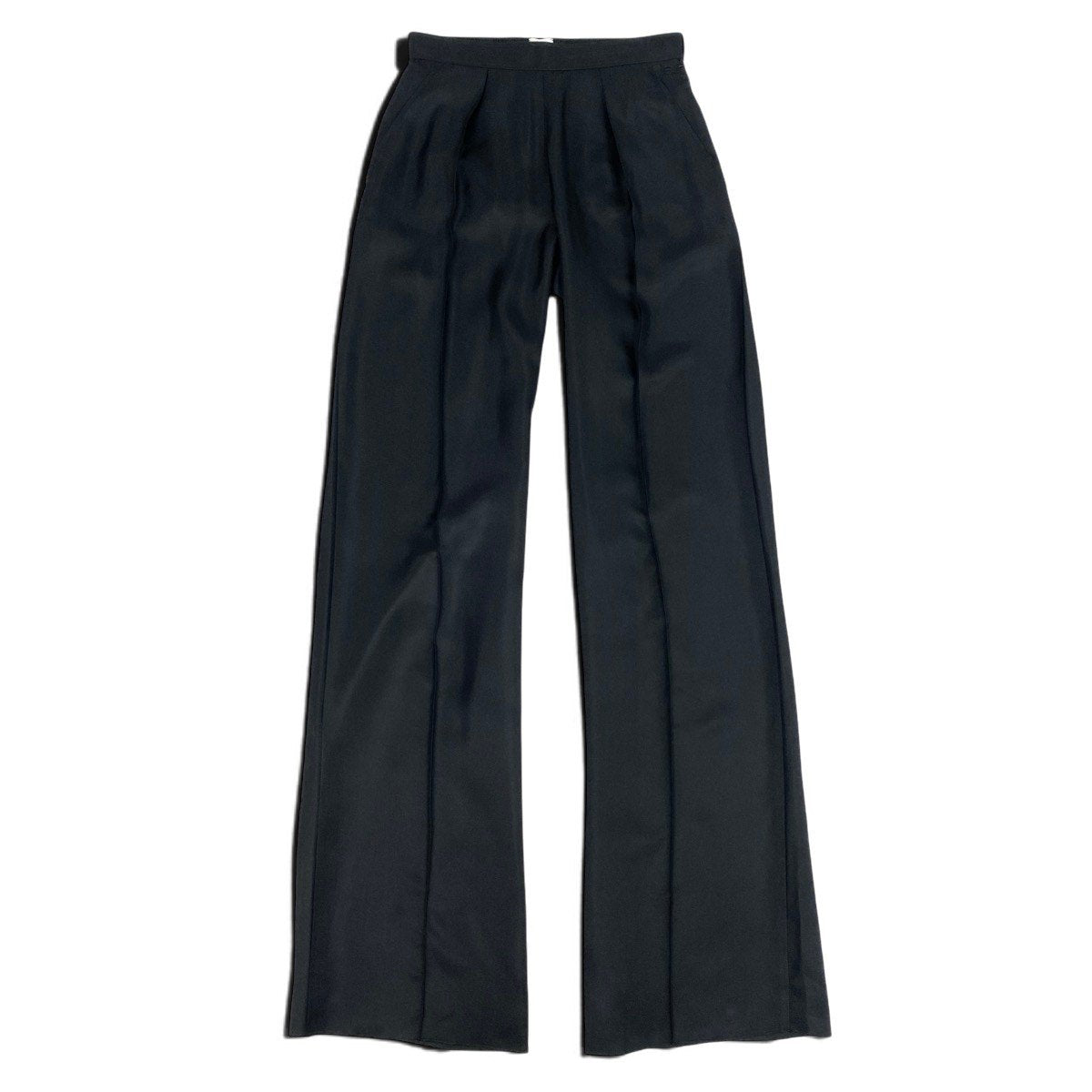 h17 HERMÈS Soldes Wide Silk Pants Size 34 Women'sk02i