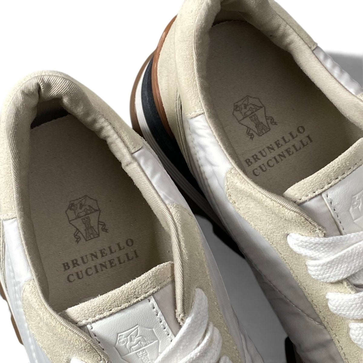 h12Brunello Cucinelli Beaded Sneakers Made in Italy Size 36 Women'sk02i