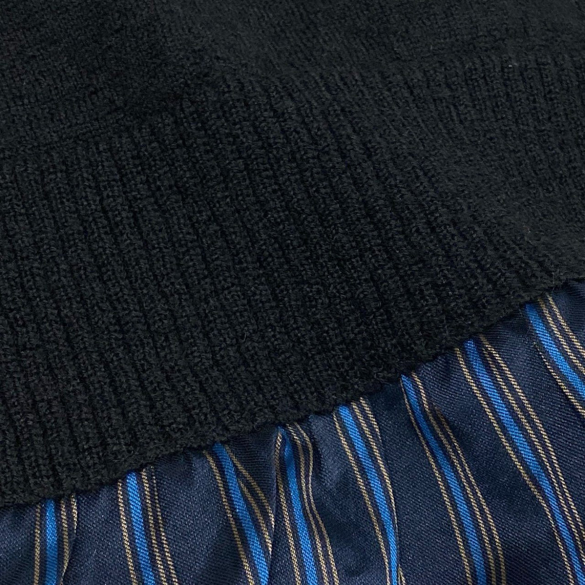 @S Ac2 Maison Margiela 2021AW Destroyed Layered Knit Sweater 4 Tags Size S Black Men's Tops Knitk02i