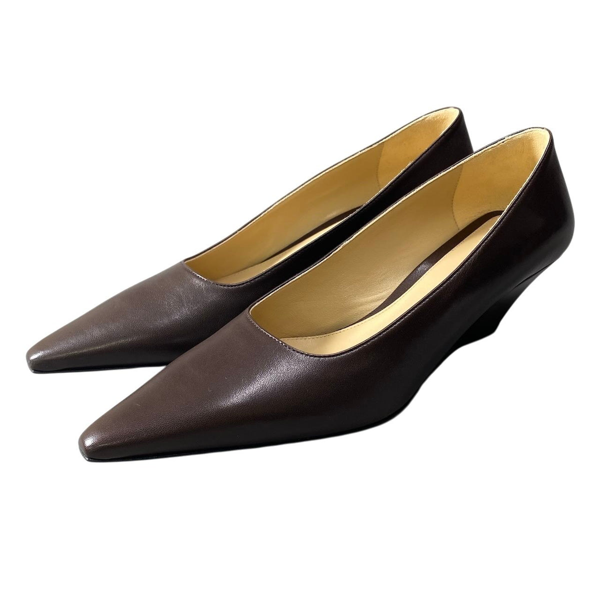 h10 【新品保管品】BOTTEGA VENETA Pointed Toe Pumps Made in Italy Size 37ta1