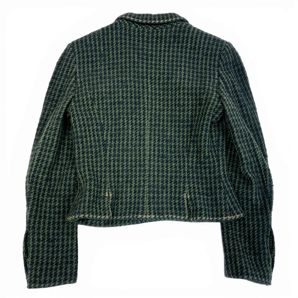 @ Ca14CHANEL 1997 Archive CC Button Tweed Jacket 40 P07184 Greenta1