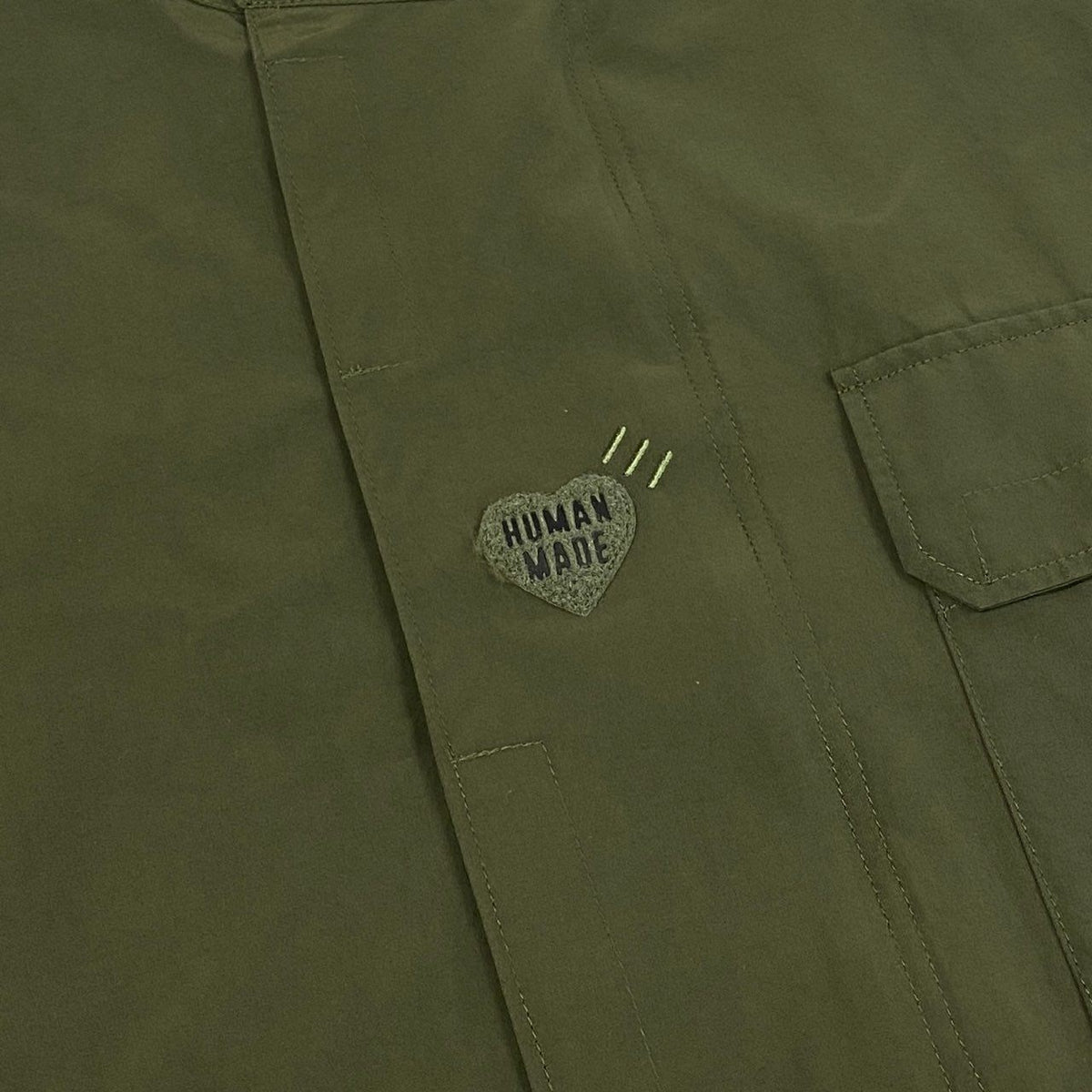 @ Mb10 Human Made Men’s Mountain Parka Jacket Khaki Size XXLk02i