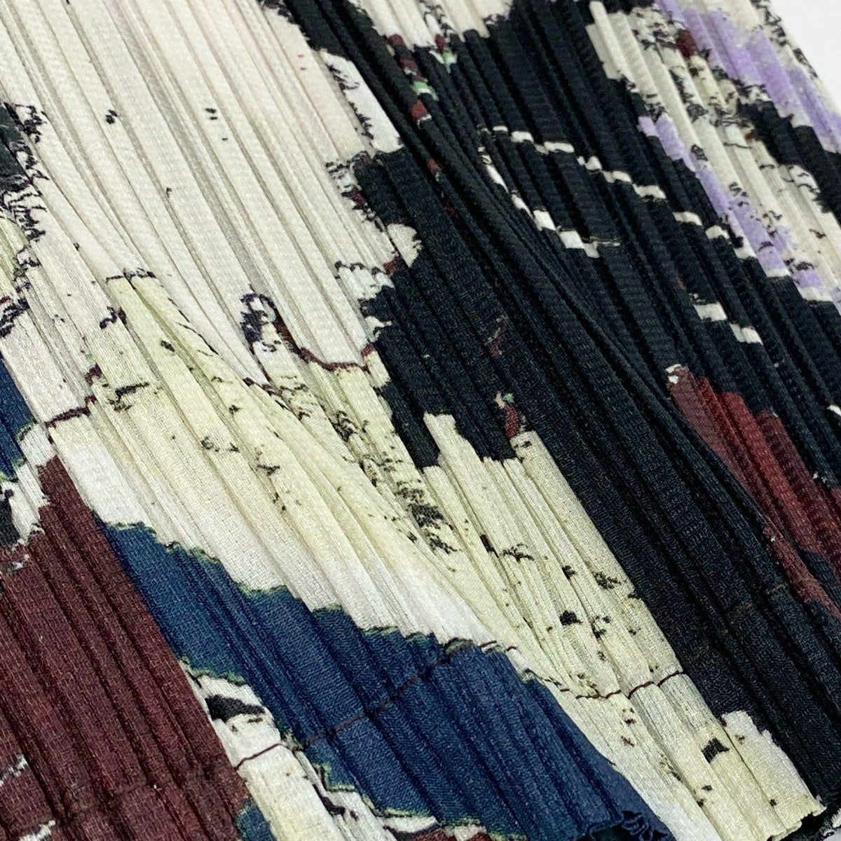 @Ac2 PLEATS PLEASE Issey Miyake Long Sleeve Cut and Sewn Pleated Tops Size 3 Multicolor Women'sk02i
