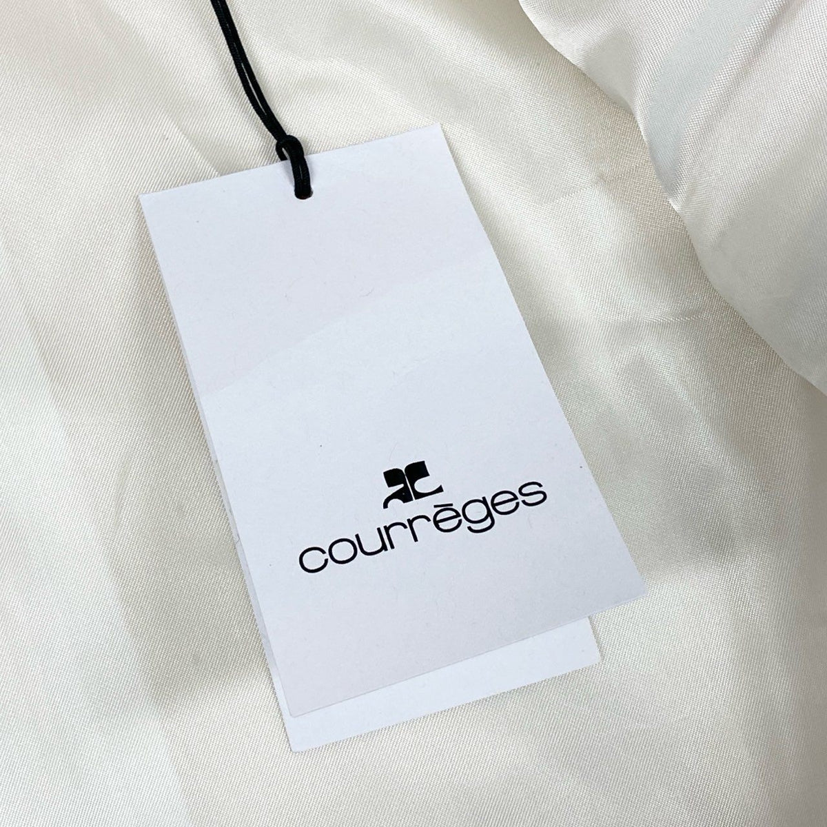 @ Ia15 COURREGES Karakul Lamb Fur Leather Jacket Off White Newk02i