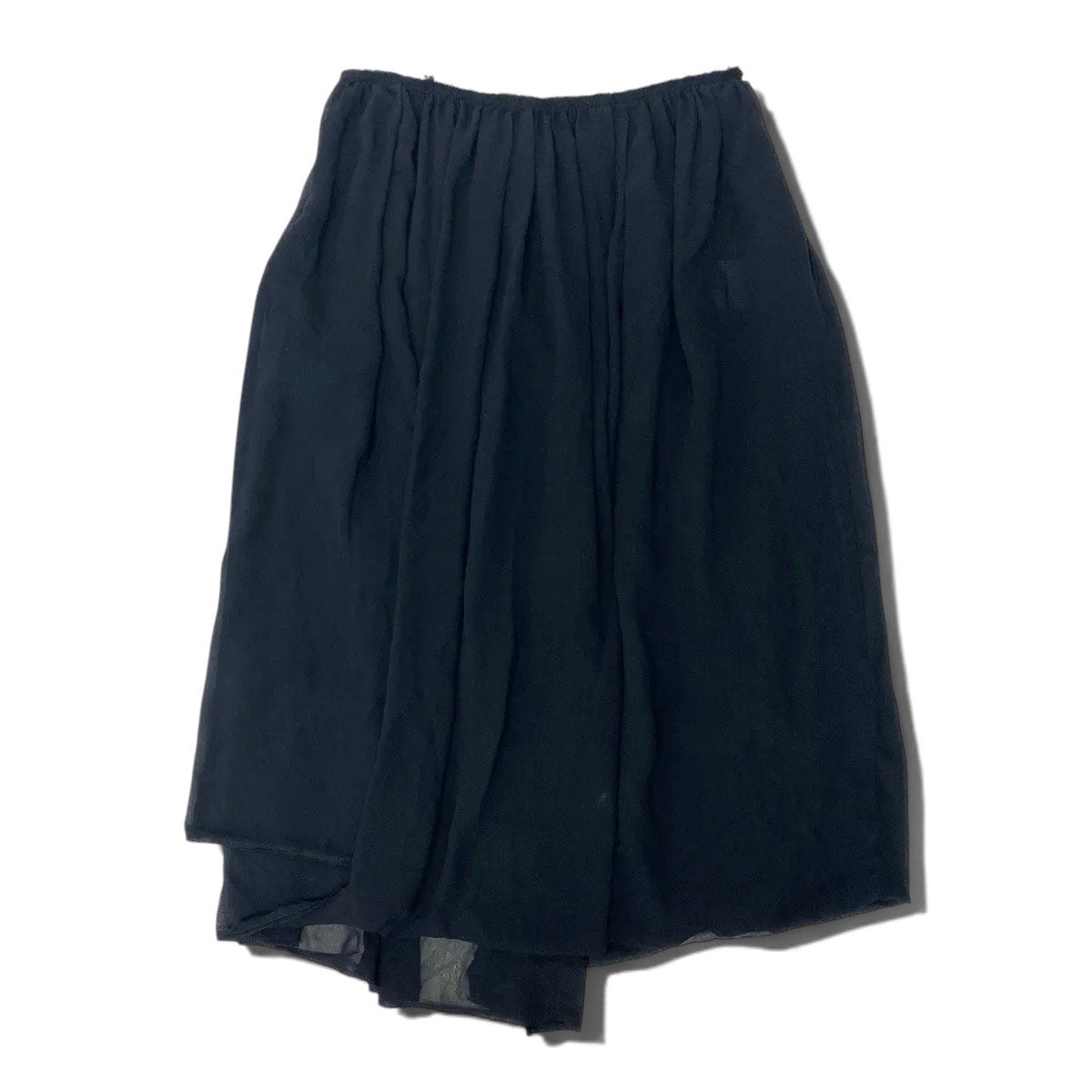 Ah1 COMME des GARÇONS GIRL AD2014 Asymmetric Chiffon Skirt Made in Japan Size XSta2