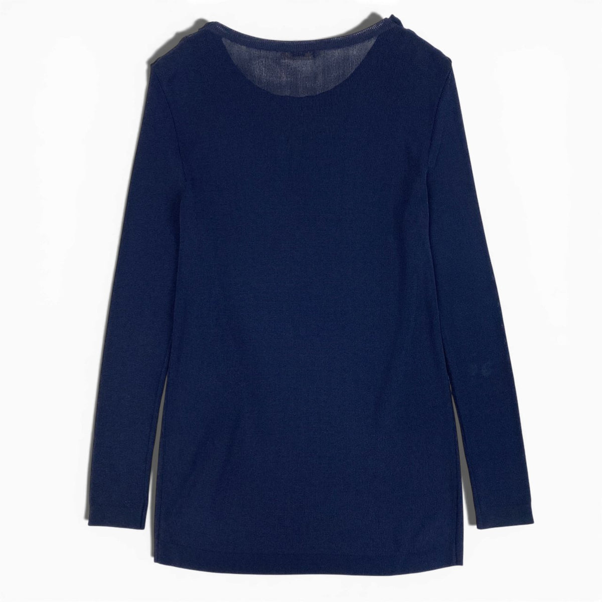 N @ Eb26 Yves Saint Laurent Rive Gauche long-sleeved knit with gold buttonsu02t