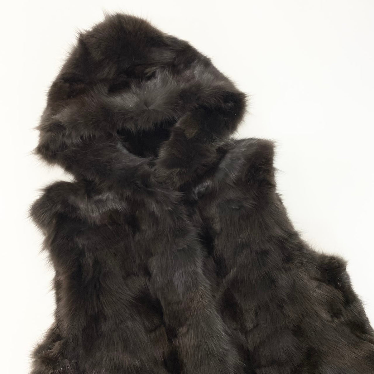 S E E VIOLETA Genuine Fur Vestnu1