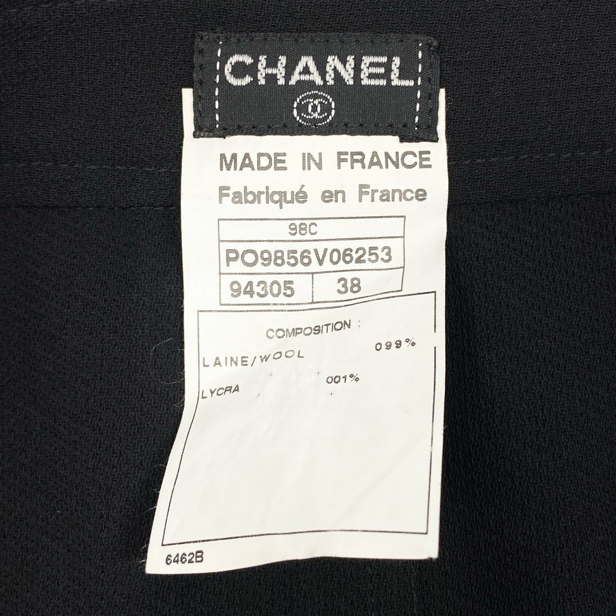 @ Ca15 CHANEL 1991 Jacket Pants Suit Set 36 Black P11193ta1