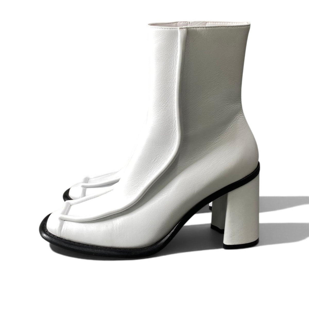 h12Louis Vuitton Berlin Line Chunky Heel Boots Size 37 Women'sk02i