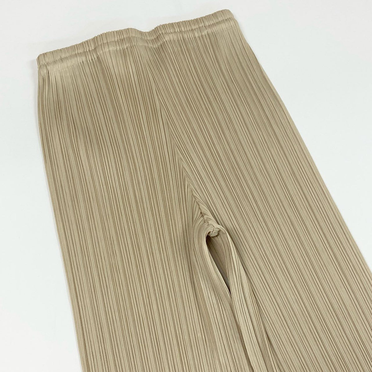 @Ad12 PLEATS PLEASE Pleated Pants Straight Pants Size 1 Ivory Women'sta1