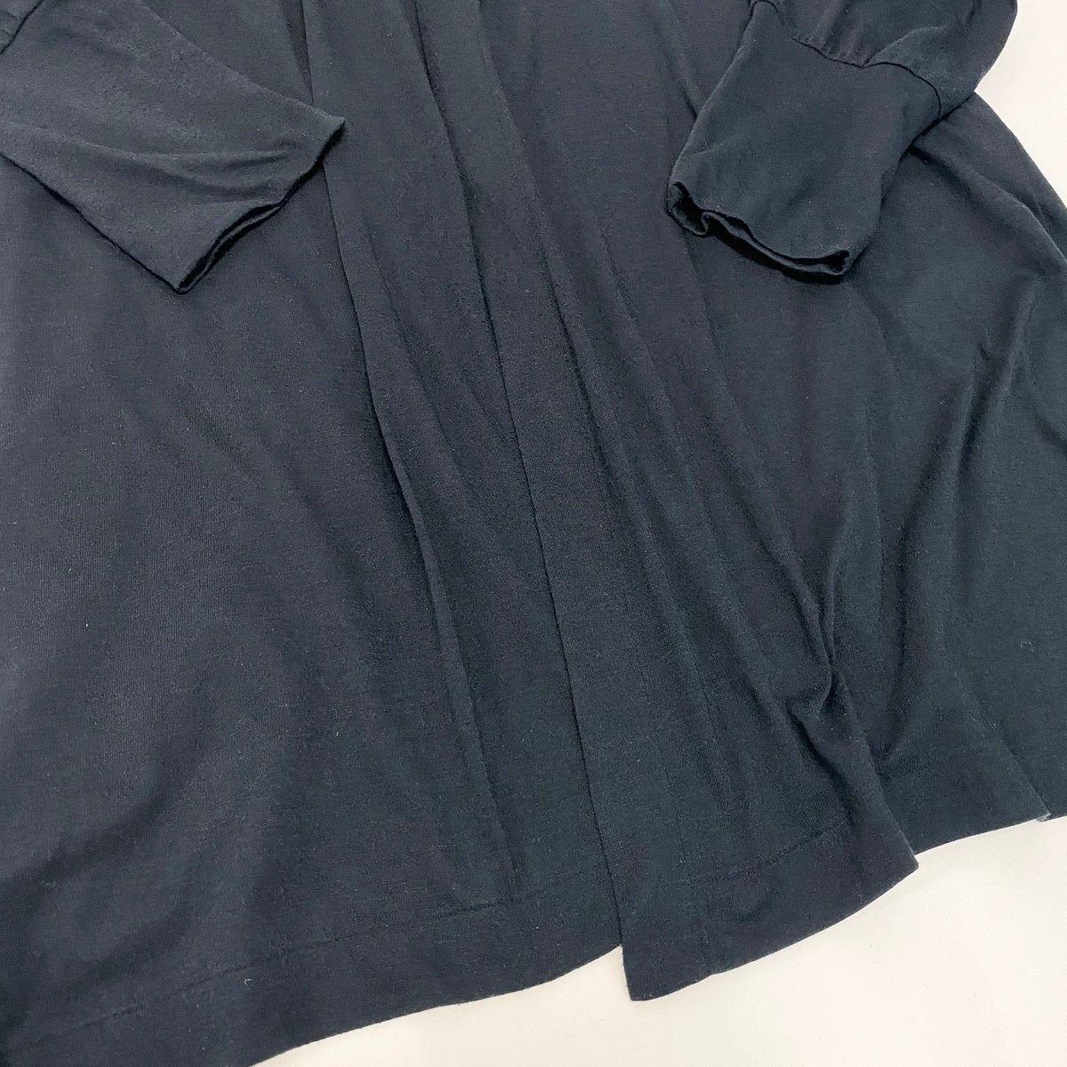 Ah1 Y's Yohji Yamamoto Long Shirt Cardigan Made in Japan Black Size 2ta2