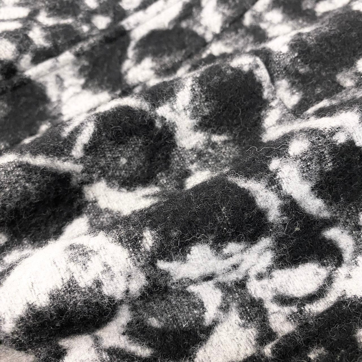 18e29 Ee29 GIORGIO ARMANI Wool Jacket Double Zip Pattern Black White Size 36 Italy Women'so07t