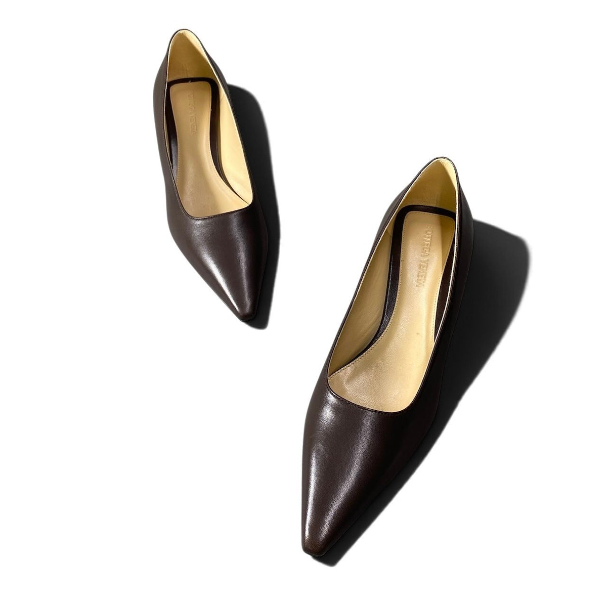 h10 【新品保管品】BOTTEGA VENETA Pointed Toe Pumps Made in Italy Size 37ta1