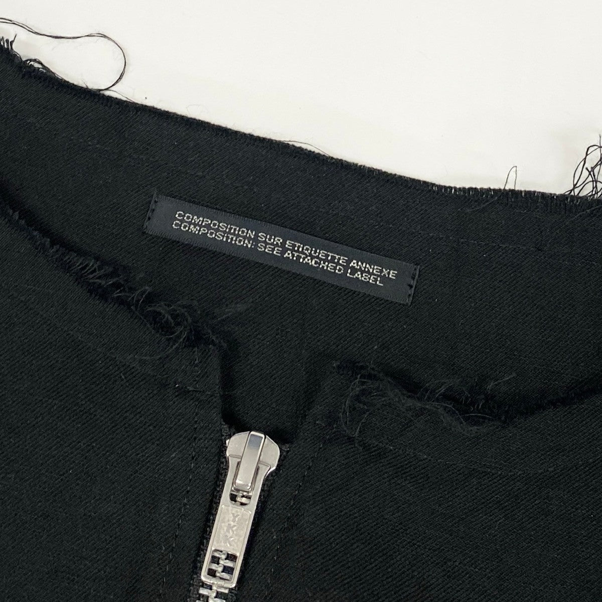 Ah6Yohji Yamamoto Femme 2019 Runway Zip Jacket FH-J04-304 Size 1 Black Linenu02t