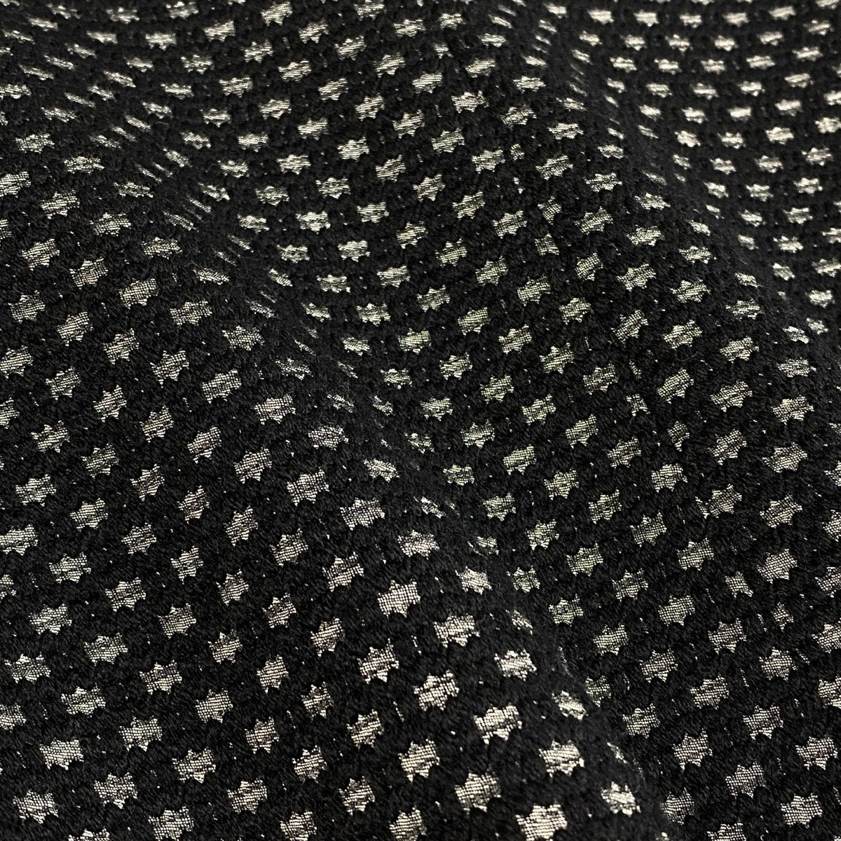 @G Ef27 ARMANI COLLEZIONI Embroidered Pattern Tailored Jacket Size 40 Black Women's