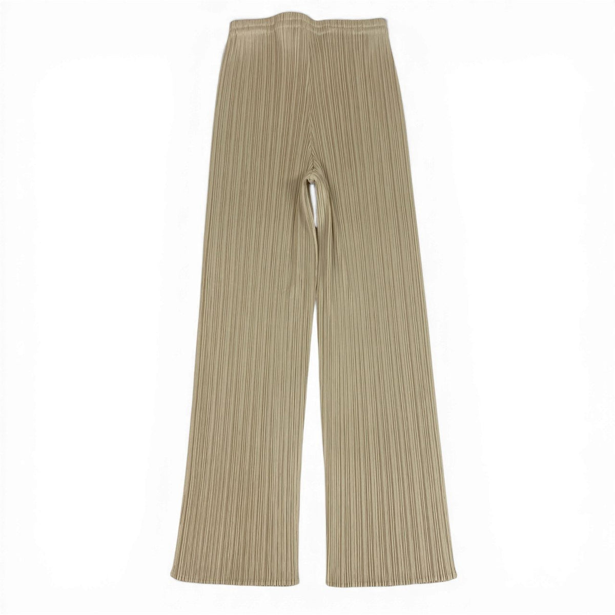 @Ad12 PLEATS PLEASE Pleated Pants Straight Pants Size 1 Ivory Women'sta1