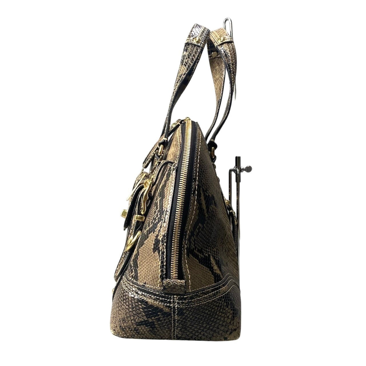 h11 COACH Hampton Miranda Python Satchel Handbagt18r