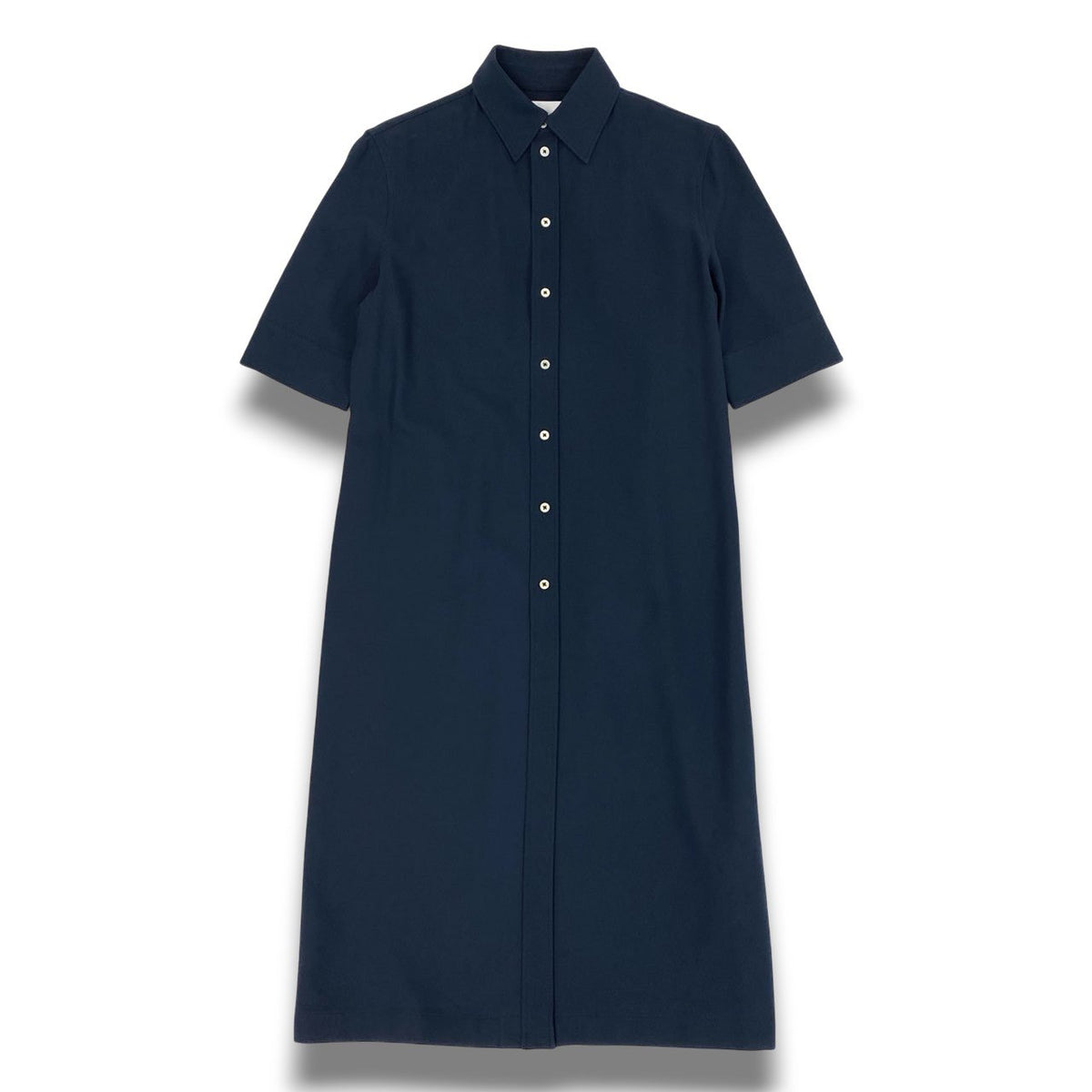 @ Eb22 JIL SANDER Long Shirt Dress 32 Navyu02t