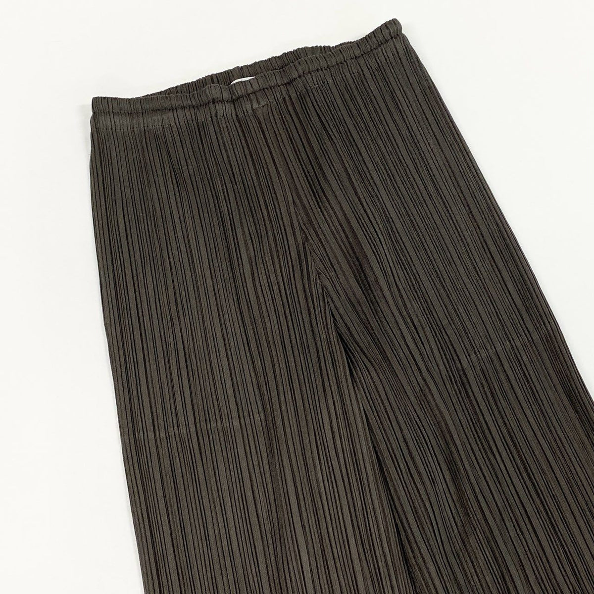 @ Ac2 PLEATS PLEASE Pleated Pants Slacks Size 2 Khaki Green Women's Pants Bottomk02i