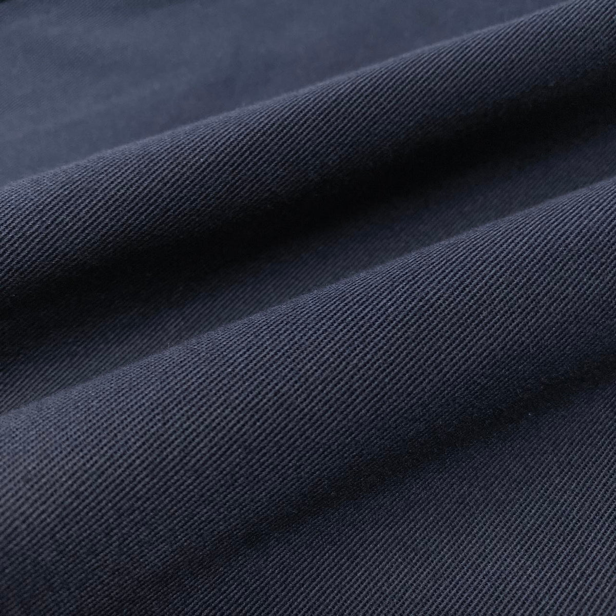 @Cd2 CHANEL Knee-Length Pencil Skirt Size 42 Navy Cotton 100% Coco Mark Button Women's Franceu02t
