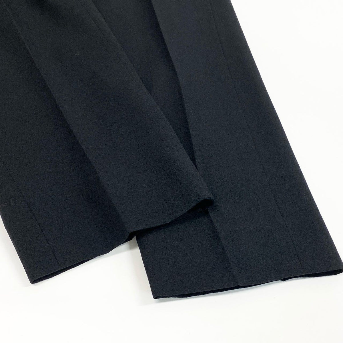 @Cd9 CHANEL 2001 Coco Mark Button Relaxed Slacks Pantsu02t