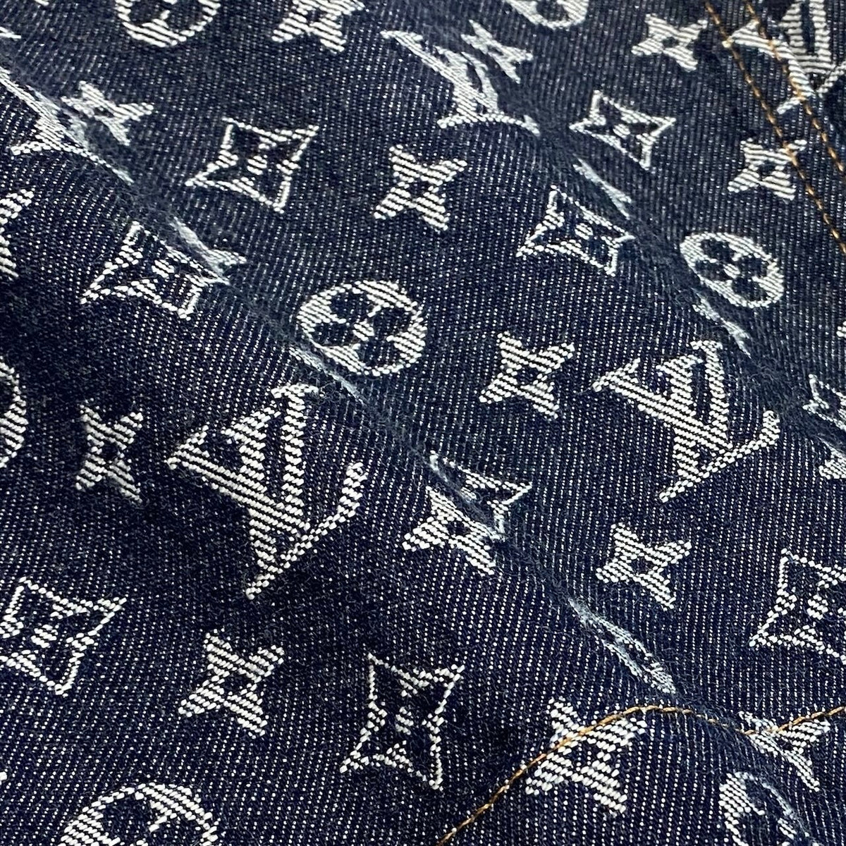 Id2 《未使用品》 LOUIS VUITTON ルイヴィトン 24AW モノグラム ジャガードデニムジャケット Monogram Jacquard Denim Jacket t18rt18rt18r
