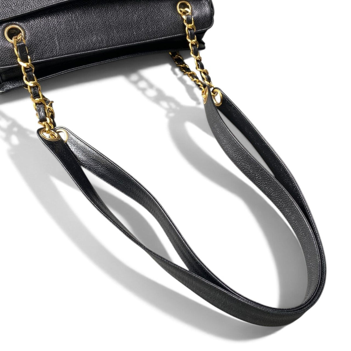 c18 Caviar Skin Triple Coco Chain Shoulder Bagt18r