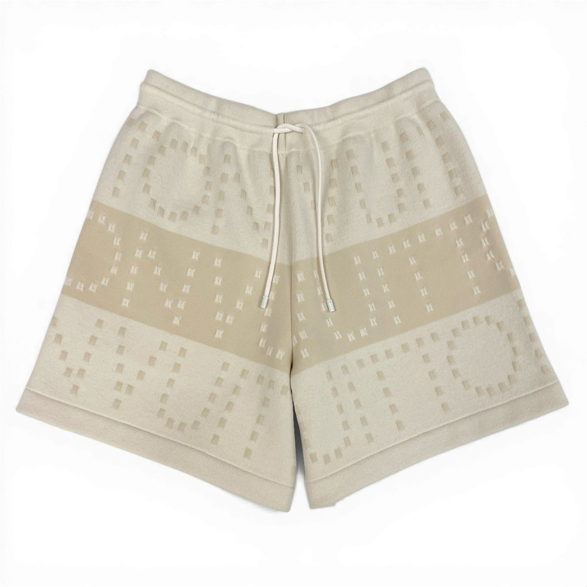 @d12Louis Vuitton Chunky Stripe Logo Jacquard Shorts Ivory Size M Women's Designer Short Pantsta1