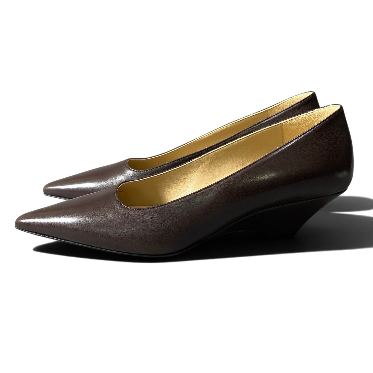 h10 【新品保管品】BOTTEGA VENETA Pointed Toe Pumps Made in Italy Size 37ta1