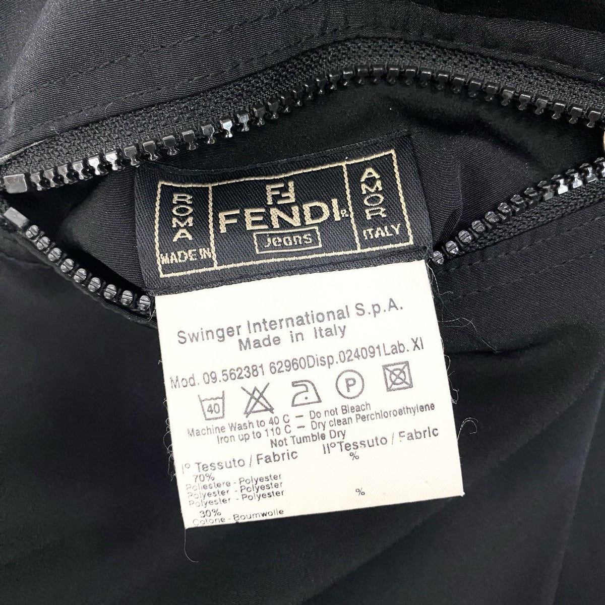@ S Ib6 FENDI Logo Leopard Reversible Coat Brown Zip Up Unisexu02t