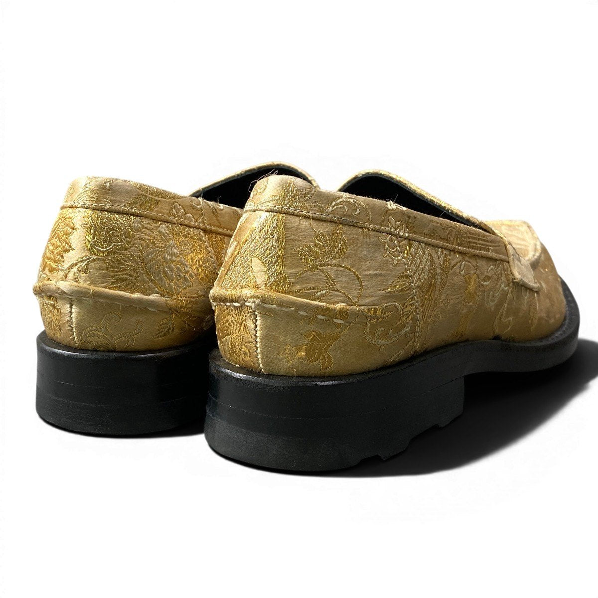 f24COMME des GARCONS Kimono Print Loafers Slip On Shoes Size 23.5 Japano07t