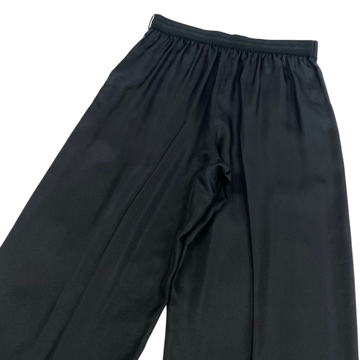 h17 HERMÈS Soldes Wide Silk Pants Size 34 Women'sk02i