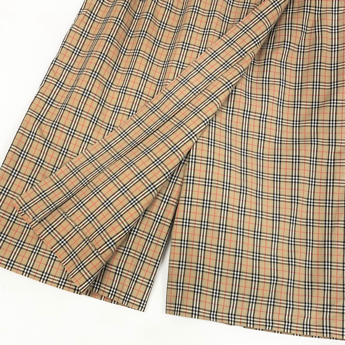 Ih6 Burberrys Burberrys Nova Check Shorts Skort Gold Button Brown 11AR Women'so07t