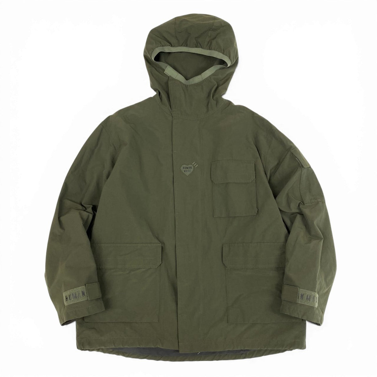 @ Mb10 Human Made Men’s Mountain Parka Jacket Khaki Size XXLk02i