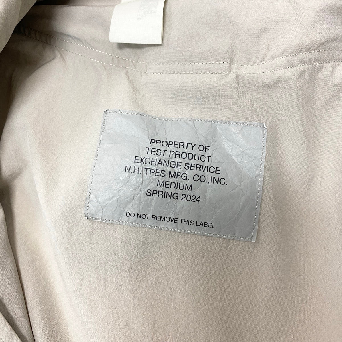 @Mf25 N.HOOLYWOOD 2024SS 2Way Half Coat Jacket Beige Size 38 Men 9241-CO01-001o07t