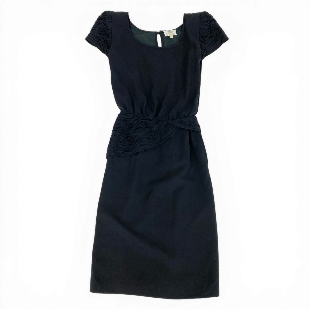 @Ed9 valentino garavani Tight Dress Black Short Sleeve Long Dress Womenso07t