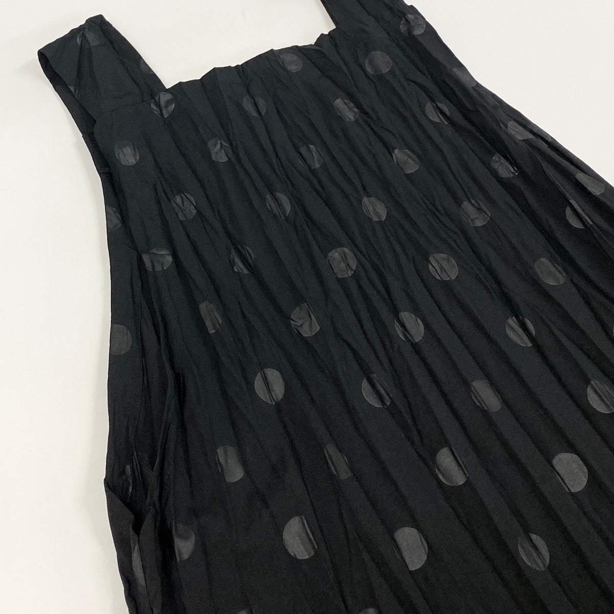 Ah10Y's for Living Dot Crinkle Top Dress Set Black Polyester Women'so07t