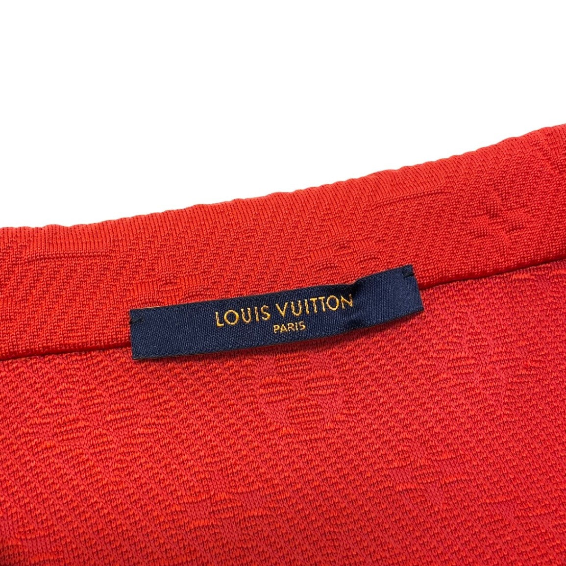 @Id15 LOUIS VUITTON LV Monogram Zip Jacket, Size S, Red Blousont18r