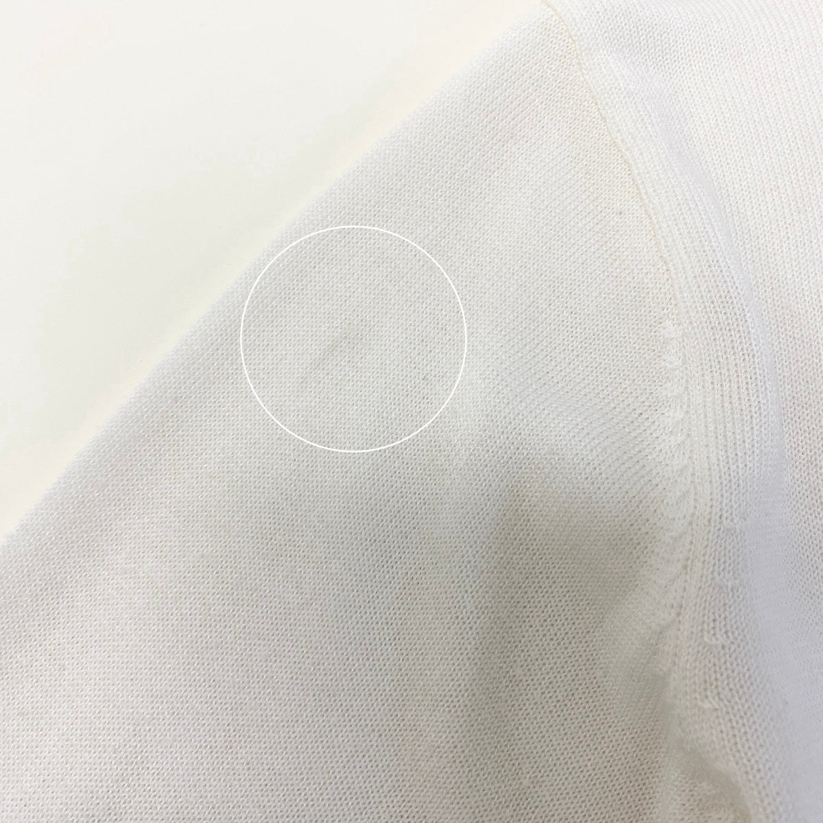 @H Eg8 Christian Dior CD Logo Bicolor Long Sleeve Knit Cardigan Size L White Women o07t