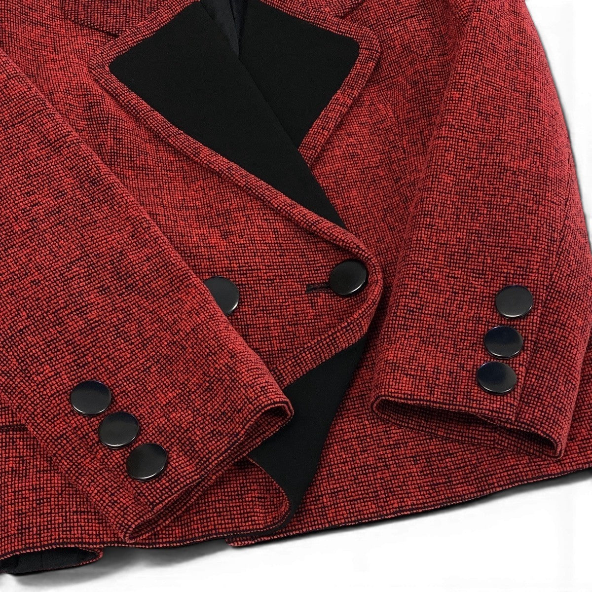 8f5Christian Dior Tweed Skirt Suit Set (Two-tone)u02t