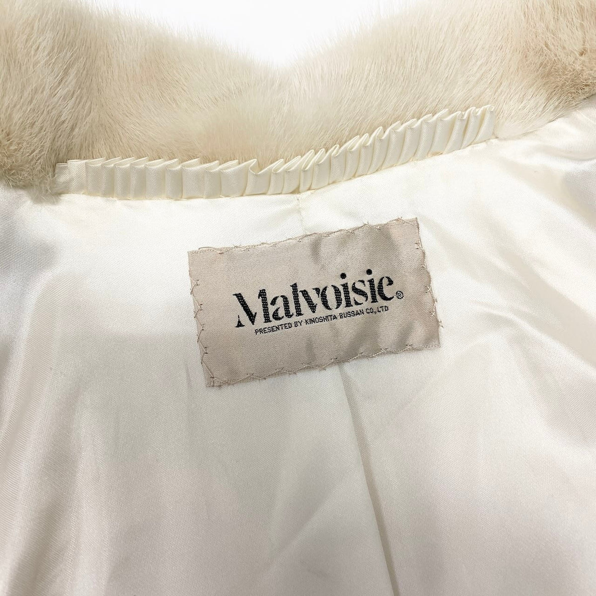 Ed20Malvoisie White Mink Fur Jacketnu1