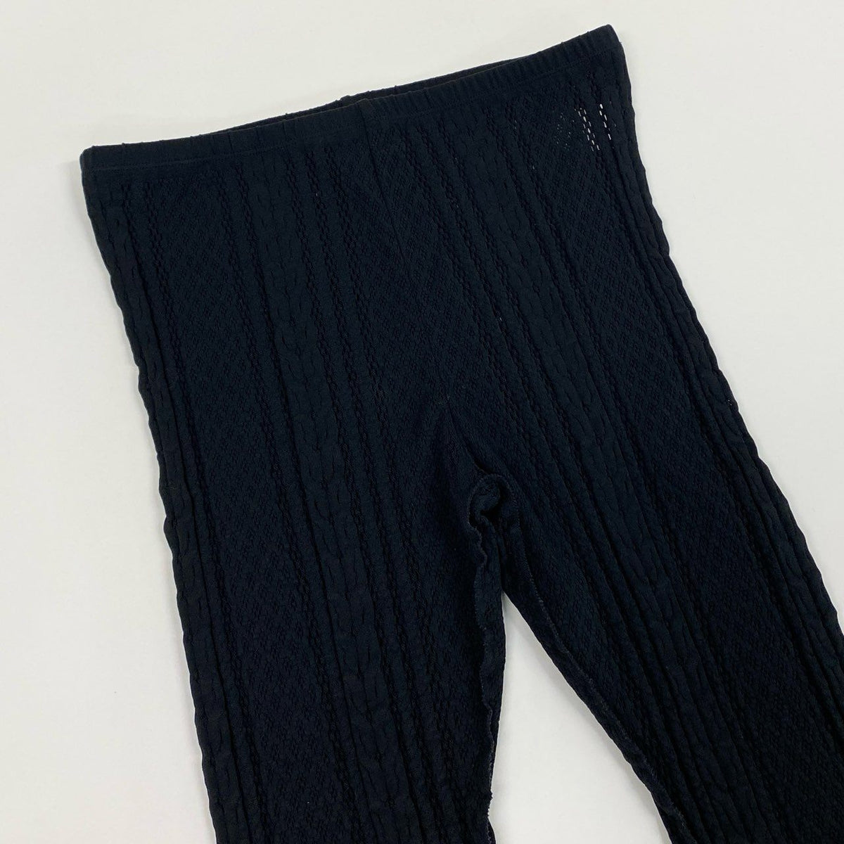 ＠Ac6PLEATS PLEASE Issey Miyake Cutting Design Leggings Pants Tight Pants Size 3 Black Women's Bottomk02i