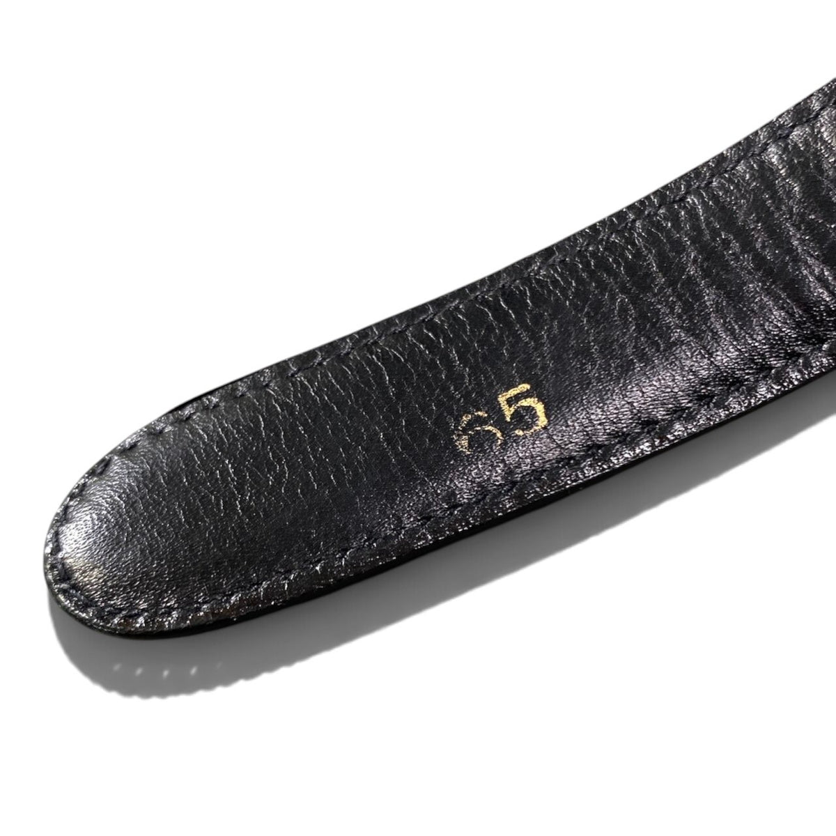 h20 Saint Laurent Hedi Slimane Western Belt Black Leather Italy Women'sk02i