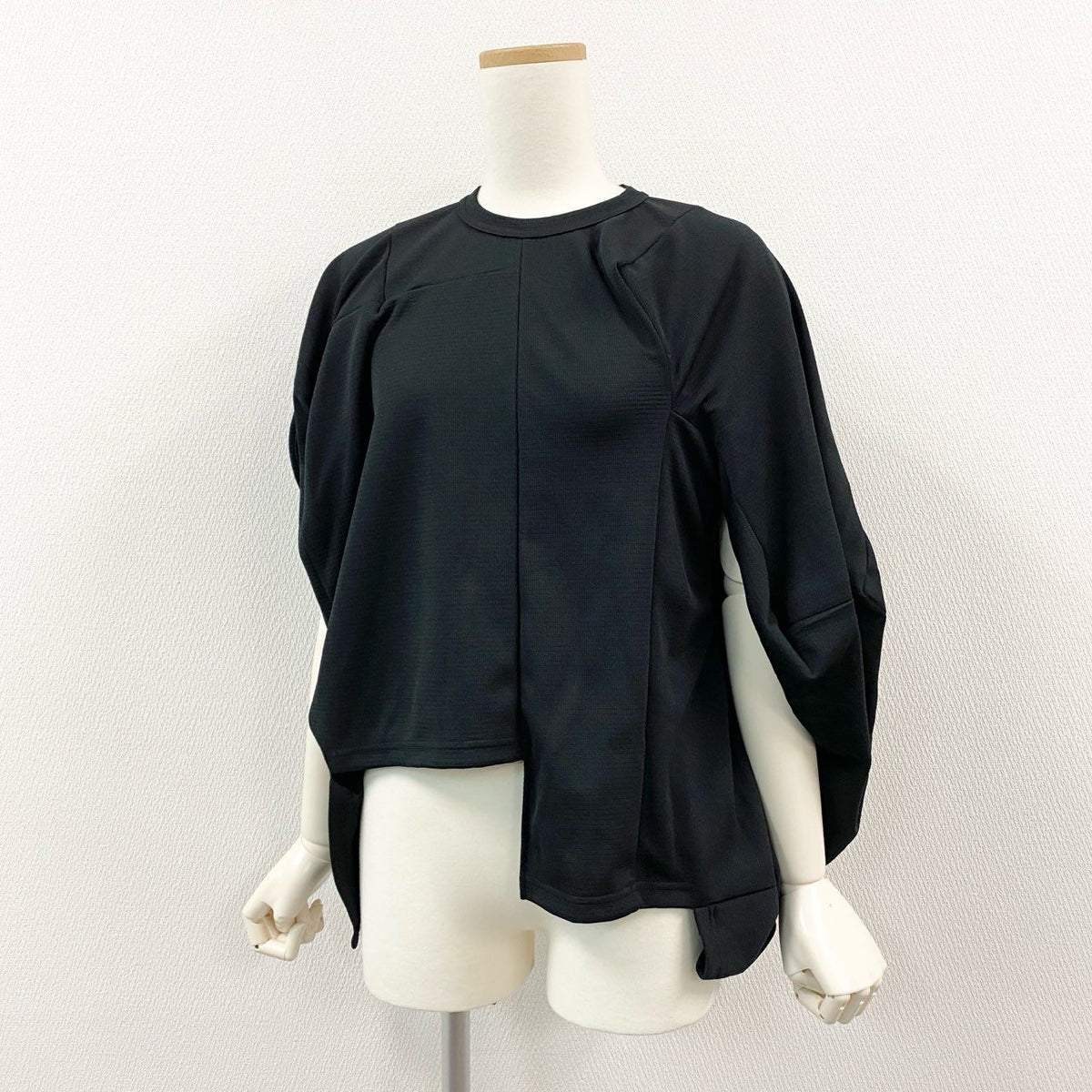 @ Aa29 COMME des GARÇONS Women's Patchwork Top, Made in Japan, Size S, Black, 100% Polyester, Size AD2023 GL-T018o07t