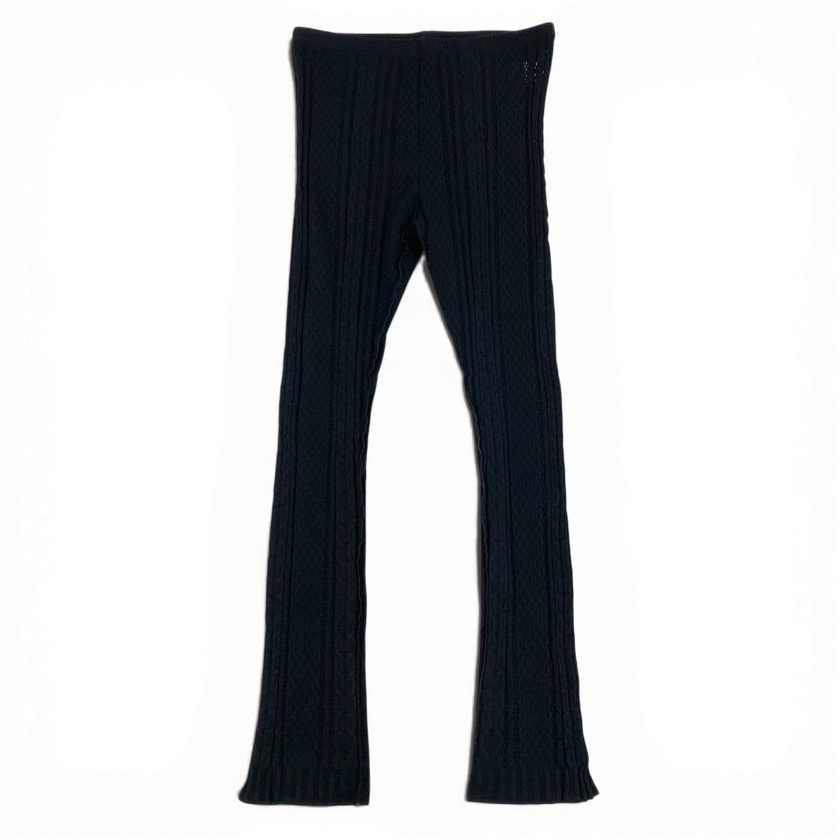 ＠Ac6PLEATS PLEASE Issey Miyake Cutting Design Leggings Pants Tight Pants Size 3 Black Women's Bottomk02i