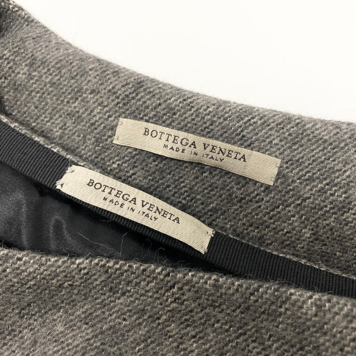 ＠S E Bottega Veneta Italian Made Angora Blend Skirt Setnu1