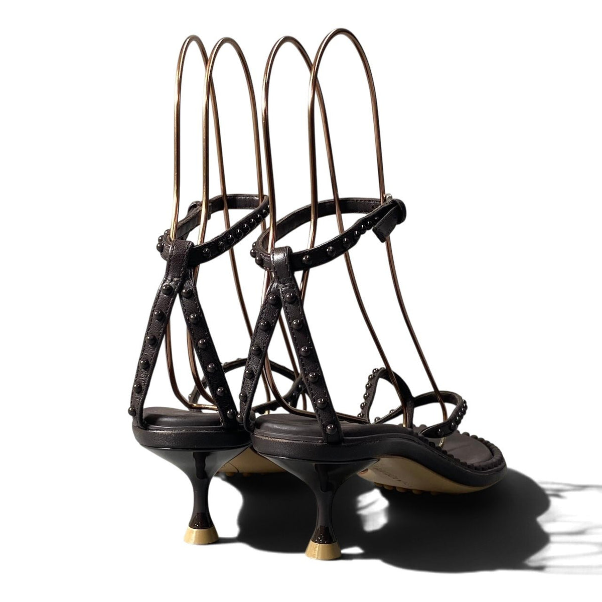 h10 【美品】BOTTEGA VENETA Lagoon Bubble Thong Sandals Made in Italy Size 36.5k02i