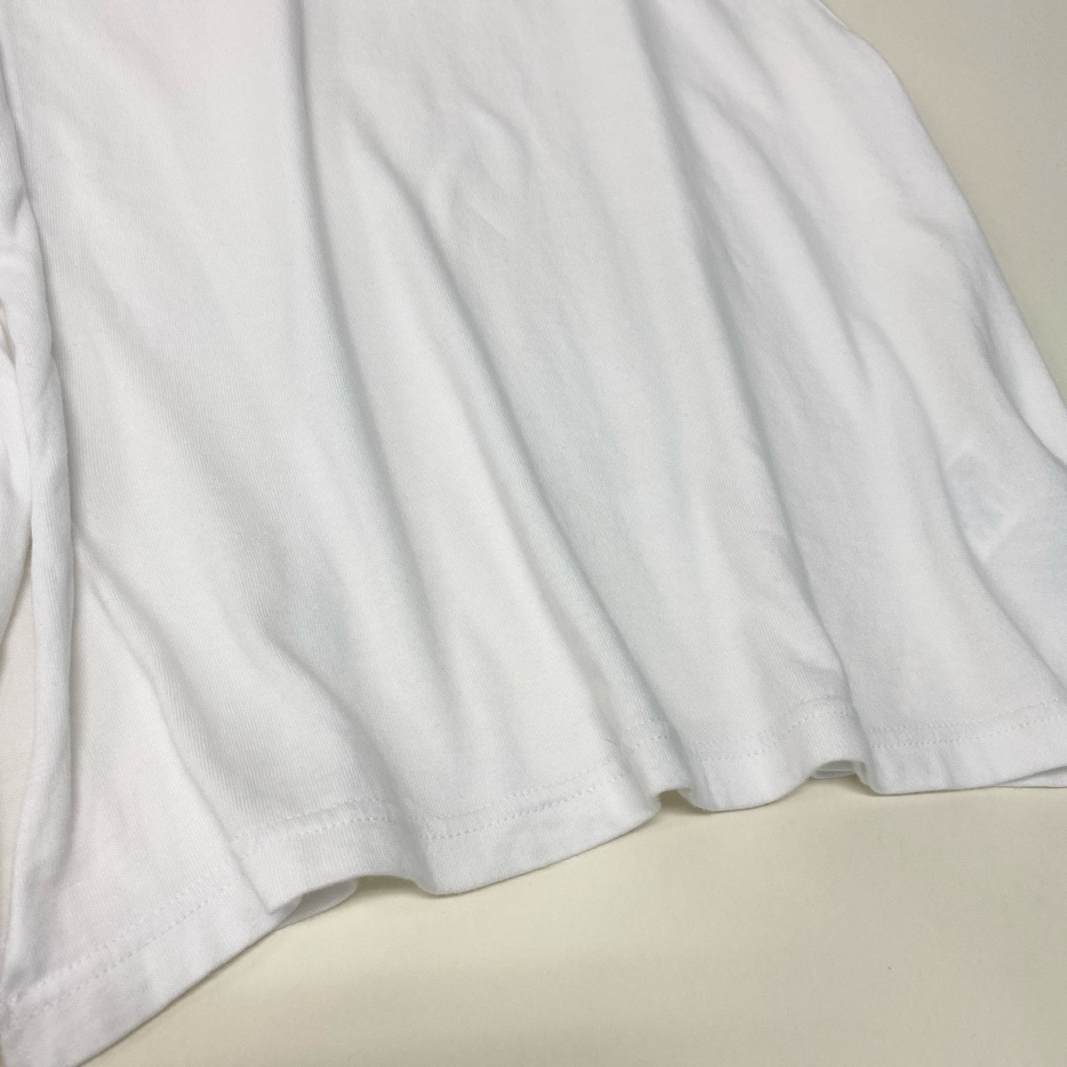 Ah1 Y's Asymmetric Cotton T-Shirt/Top Made in Japan Size 2 White 100% Cotton Women'sta2