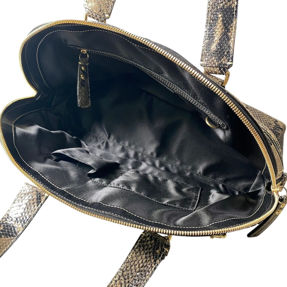 h11 COACH Hampton Miranda Python Satchel Handbagt18r