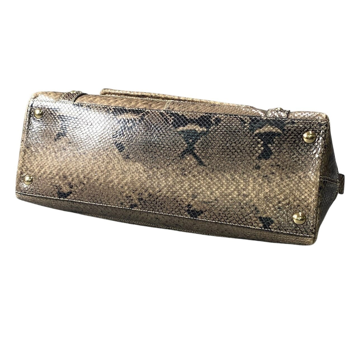 h11 COACH Hampton Miranda Python Satchel Handbagt18r